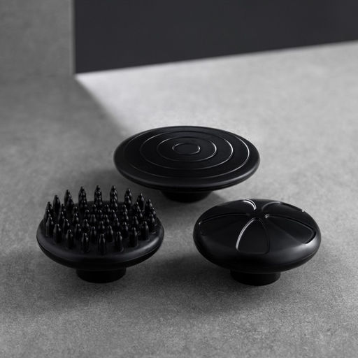 Массажёр для тела Windigo LEM-11, перкуссионный, 25 Вт, 12 насадок, 5 режимов, чёрный