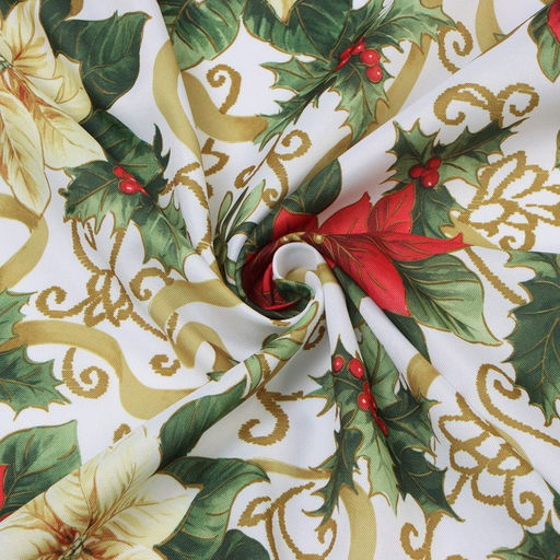 Скатерть Доляна Праздничные украшения 145*220 см, 100% п/э  фото 7