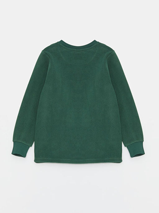 Bisiklet Yaka Y?lba?? Temal? Uzun Kollu Polar Erkek ?ocuk Pijama Tak?m? - Waikiki фото 3