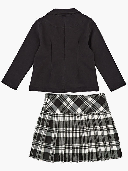 Комплект (кардиган+юбка) UD 7056/7057 черный - Mini maxi фото 7