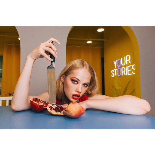 Нож кухонный Доляна Venus, лезвие 20 см  фото 4