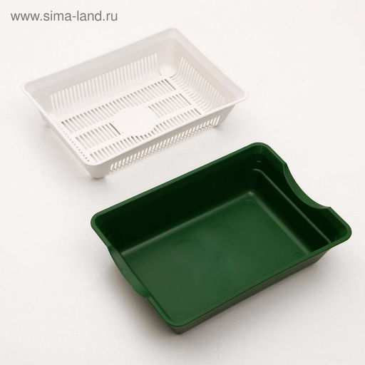 Туалет глубокий с сеткой 36×25×9 см, микс цветов