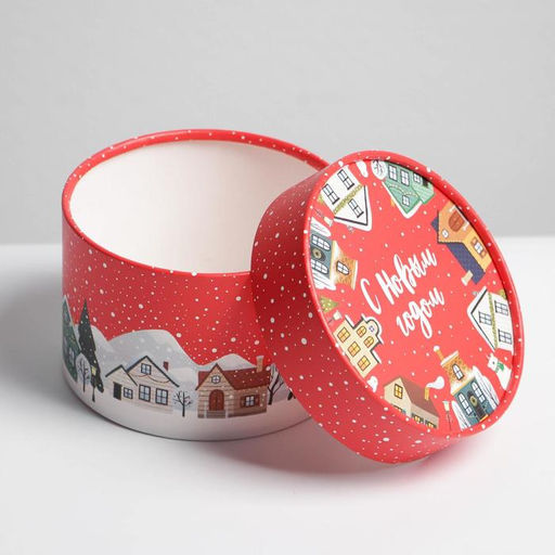 Коробка подарочная Зимний город, 12 х 8 см - Дарите счастье фото 2