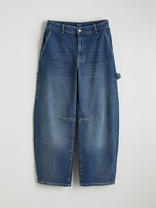 Barrel Fit Kad?n Jean Pantolon