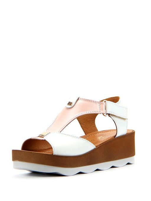 Босоножки EDART 2001.228be.white-pink  фото 6