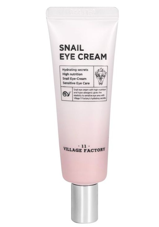 VILLAGE 11 FACTORY Snail Eye Cream Крем для кожи вокруг глаз с улиточным муцином