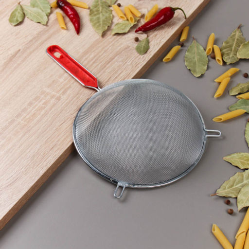 Сито с ручкой 18 см металл, ручка пластик / HW-655 /уп 300/ - Галеонтрейд фото 6