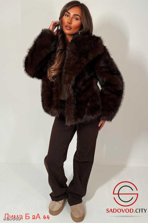Шуба женская из искусственного меха
