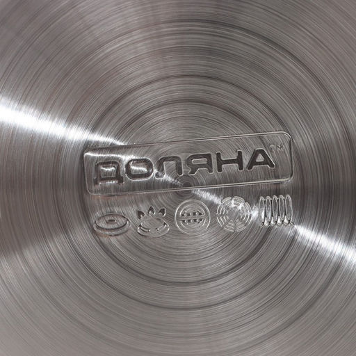 Чайник со свистком из нержавеющей стали Доляна «Горошек», 2.8 л, цвет айвори