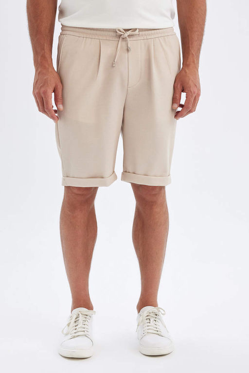 Шорты-бермуды из пике - Defacto фото 4