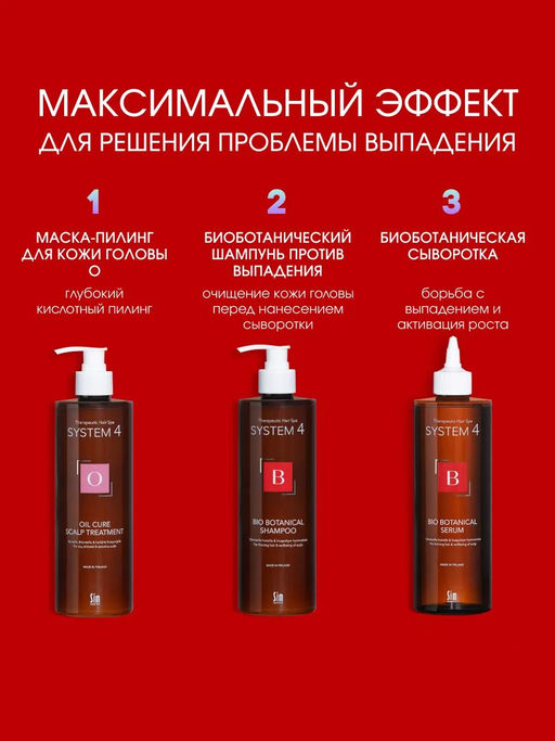 System 4 Биоботаническая сыворотка, 500 мл - Sim sensitive фото 11