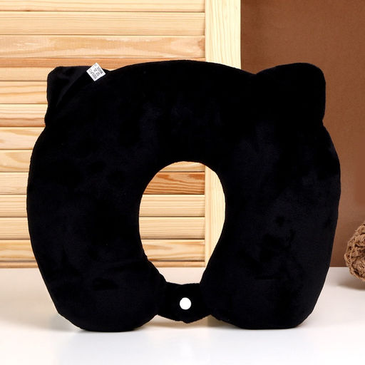 Подушка для путешествий на шею «Кошечка», маска для сна