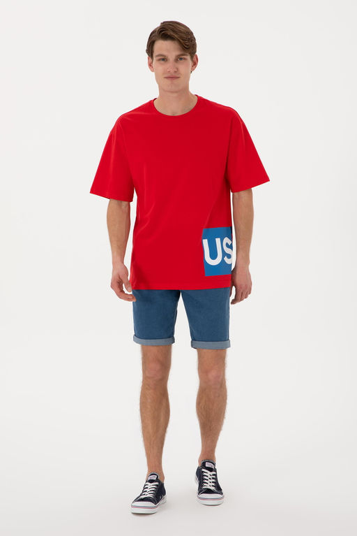 Erkek Bisiklet Yaka K_rm_z_ Ti__rt Sepette S_rpriz _ndirim - U.s. polo assn фото 4