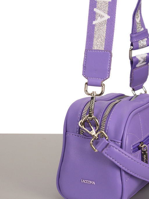 LACCOMA сумка Лаура-Ф826-фиолетовый эко кожа хлопок