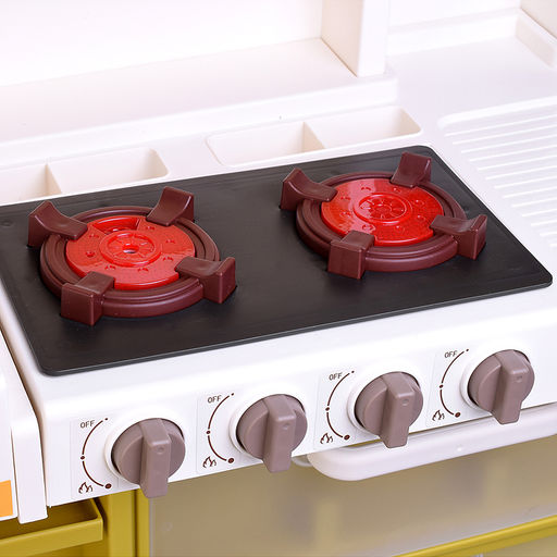 Набор кухня "Весёлый поварёнок" с паром (108 предметов) в коробке