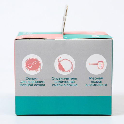 Контейнер для детского питания Мишка 1, 150 мл, розовый