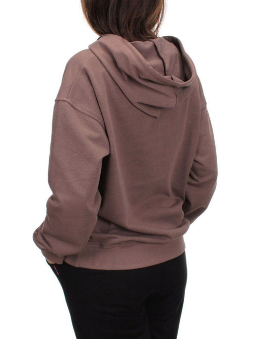 A-09 BROWN Худи женское (85% хлопок, 15% полиэстер) - Фабричный китай фото 4