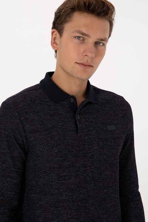 Erkek Lacivert Basic Sweatshirt - U.s. polo assn фото 2