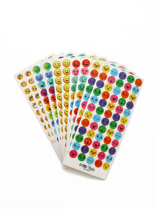 Цена за 3 шт. Наклейки детские оценки «Эмоции», 7×16 см, 10 листов