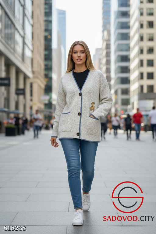 Кардиган плотный с рисунком - Bruno фото 2