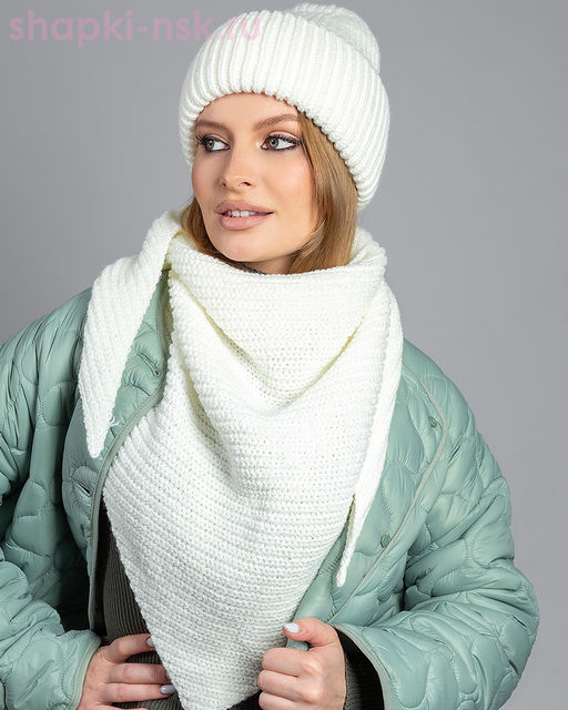 M 1133 S 1133 Комплект женский (колпак+косынка) (56-58)