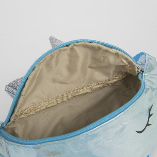 Сумка детская поясная Magiс unicorn на молнии, цвет голубой - NAZAMOK KIDS фото 5