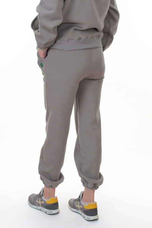 005 GRAY Костюм спортивный зимний женский (95% хлопок, 5% полиэстер)