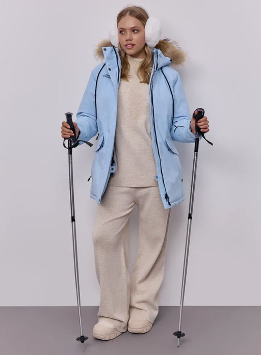 T3442-5 Куртка зимняя парка с капюшоном удлиненная - Strobbs фото 14