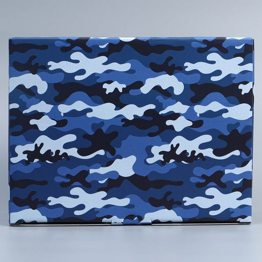 Цена за 2 шт. Коробка подарочная сборная, упаковка, «Милитари», 30×23×12 см