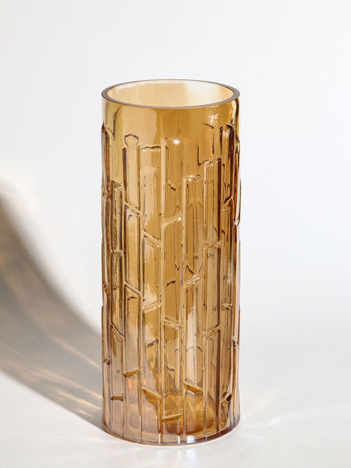 Ваза Мэнди, 29?12 см, стекло, коричневая