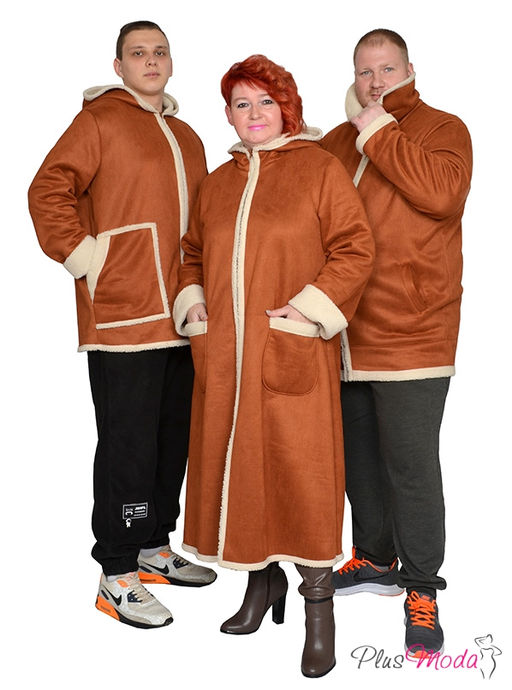 Парка Модель №1485 размеры 44-84 - Plusmoda фото 15