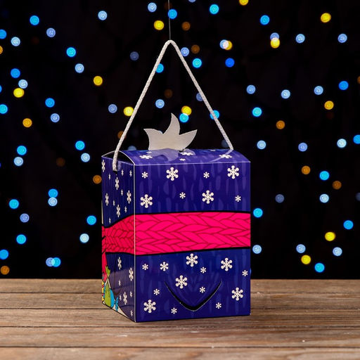 Цена за 5 шт. Подарочная коробка Смекубик Пингвинёнок,12 х 12 х 15,5 см - Simaland фото 2