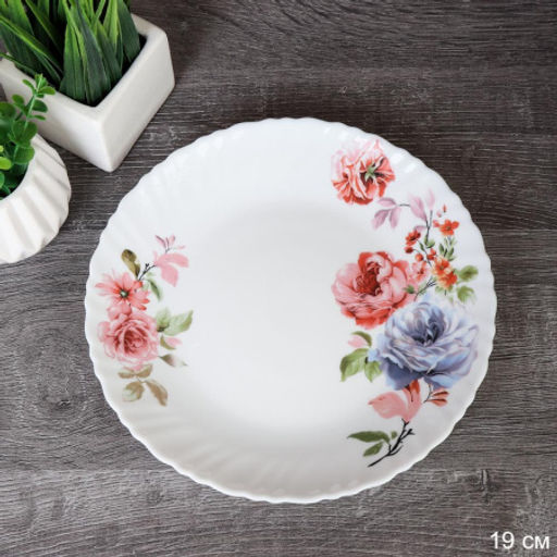 Тарелка 190 мм / LHP-75XN (7027) /уп 6/72/ Синяя роза - Галеонтрейд фото 2