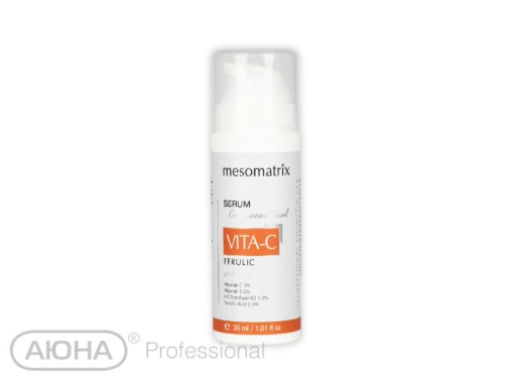 VITA-C FERULIC, сыворотка для лица с антиоксидантным, осветляющим и выравнивающим эффектом - Mesomatrix фото 3