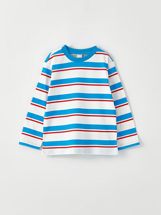 Bisiklet Yaka Uzun Kollu Pamuklu Erkek Bebek Ti??rt 2li - Waikiki фото 3