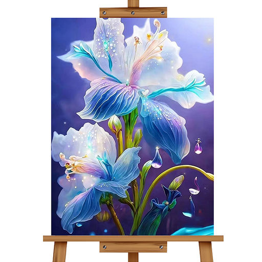Мозаика алмазная "Волшебный цветок" 30*40см.