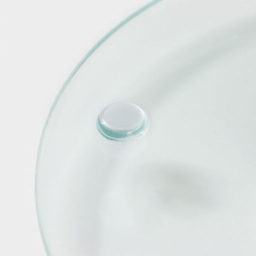 Подставка для торта Доляна «Марбл чёрный», d=32 см, вращающаяся, стекло, чёрная