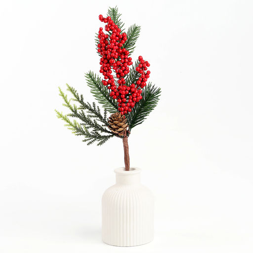 Ветка декоративная новогодняя, 29×12×5 см