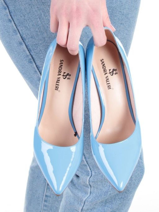 06-P1-2077 BLUE Туфли женские (натуральная кожа) - Фабричный китай фото 4