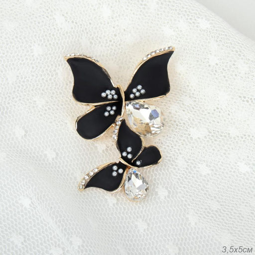 Брошь Бабочки / 4171-1 /уп 24/