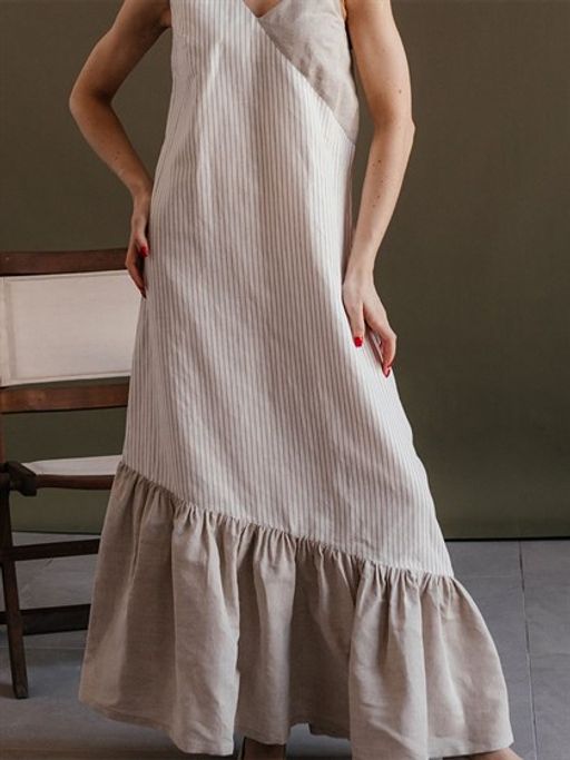 Сарафан ЛЕН женский ВОЛТРИ