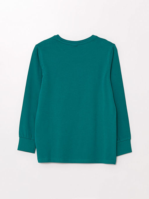 Bisiklet Yaka Bask?l? Erkek ?ocuk Pijama ?st - Waikiki фото 2