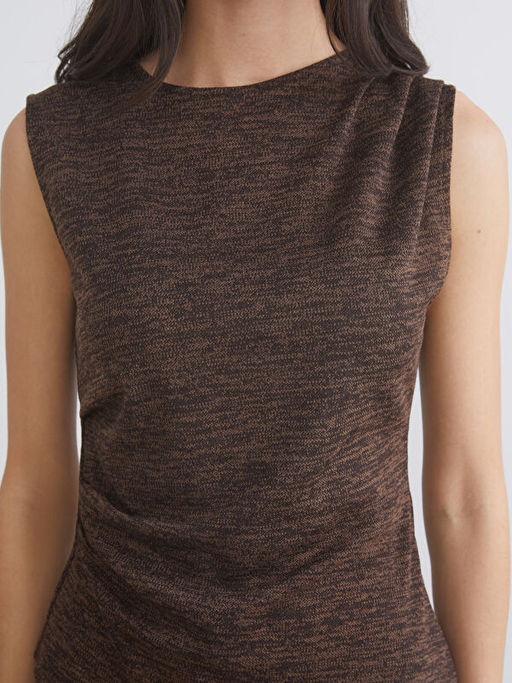 Bisiklet Yaka B?zg?l? Bluz