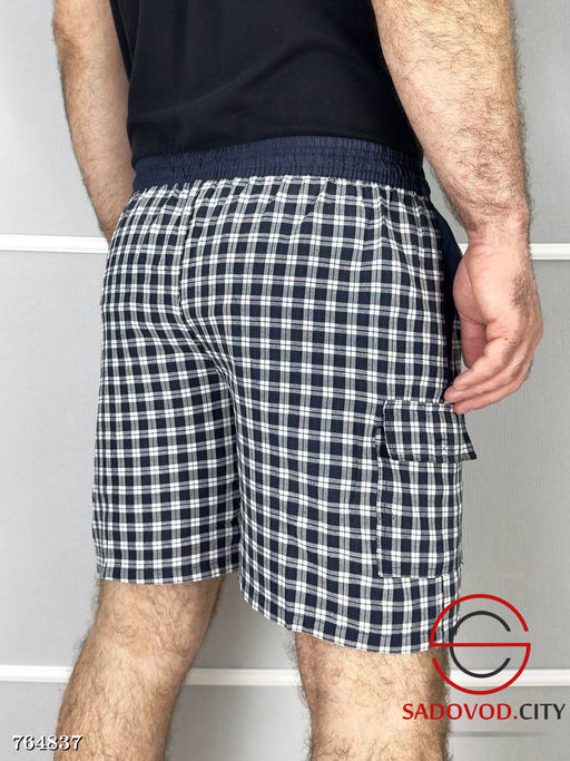 Мужские шорты в клетку - Zum ming фото 4