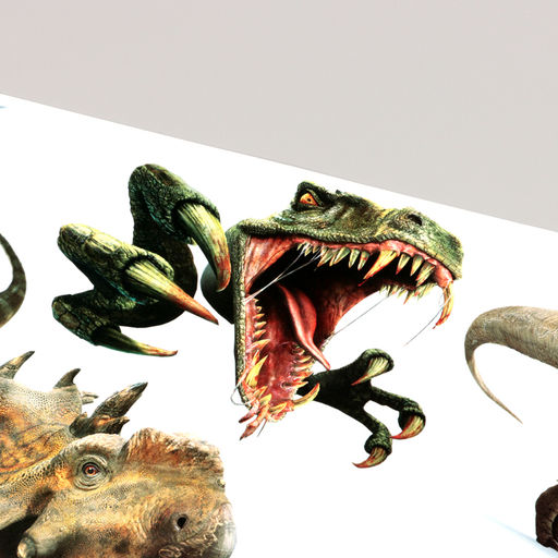 Интерьерная наклейка 3Д TAKE IT EASY «Динозавры», 90×30 см