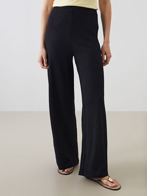 Beli Lastikli Dokulu Kad?n Pantolon