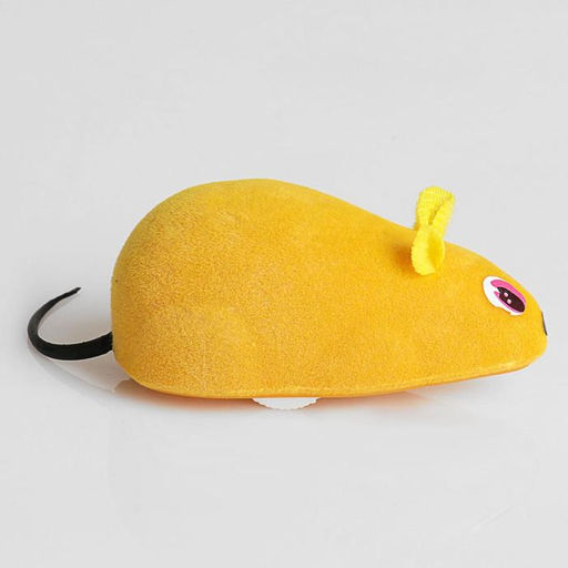 Мышь заводная, 7 см, жёлтая - Пижон фото 2