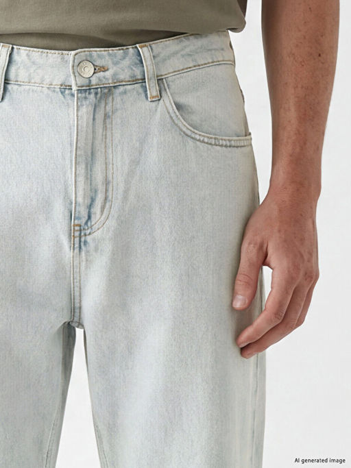 745 Baggy Fit Erkek Jean Pantolon
