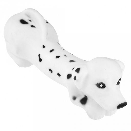 Игрушка для собаки Такса 17,5х4,5х5см, с пищалкой, ПВХ, цвета микс (коричневый, бежевый, белый/черный), Пэт тойс (Pet toys) (Китай)  фото 3