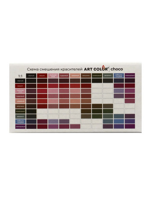 Набор красителей жирорастворимые Art Color choco paint 10 цветов